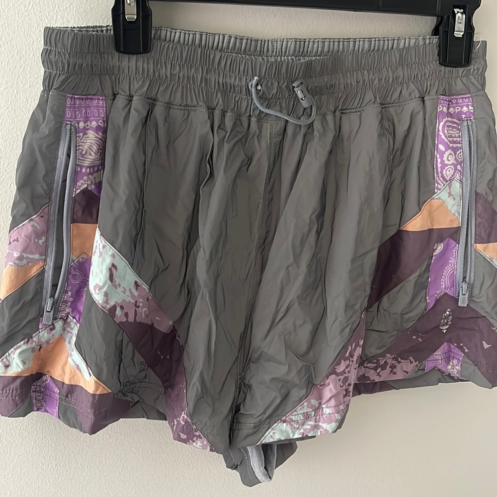 Free people movement reflective shorts